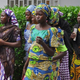 Schoolgirls who escaped from Boko Haram kidnappers in the village of Chibok, Nigeria, arrive at the Government House to speak with state Gov. Kashim Shettima in Maiduguri, Borno state, on June 2, 2014.
STR/Stringer/Getty Images